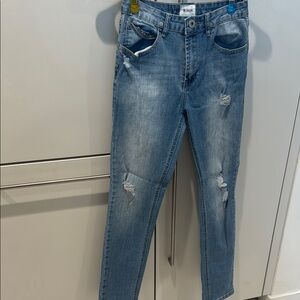 Hudson Jeans Kids Blue Distressed Jeans